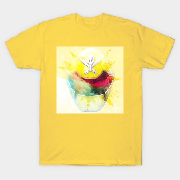 YELLOW RANGER IS THE GOAT SUPER MEGAFORCE T-Shirt by TSOL Games